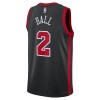 NBA Mænd Trøje Chicago Bulls Lonzo Ball 2023-24 Nike City Edition Sort Swingman